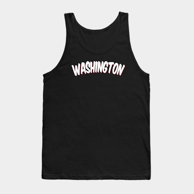 Washington Tank Top by ProjectX23Red